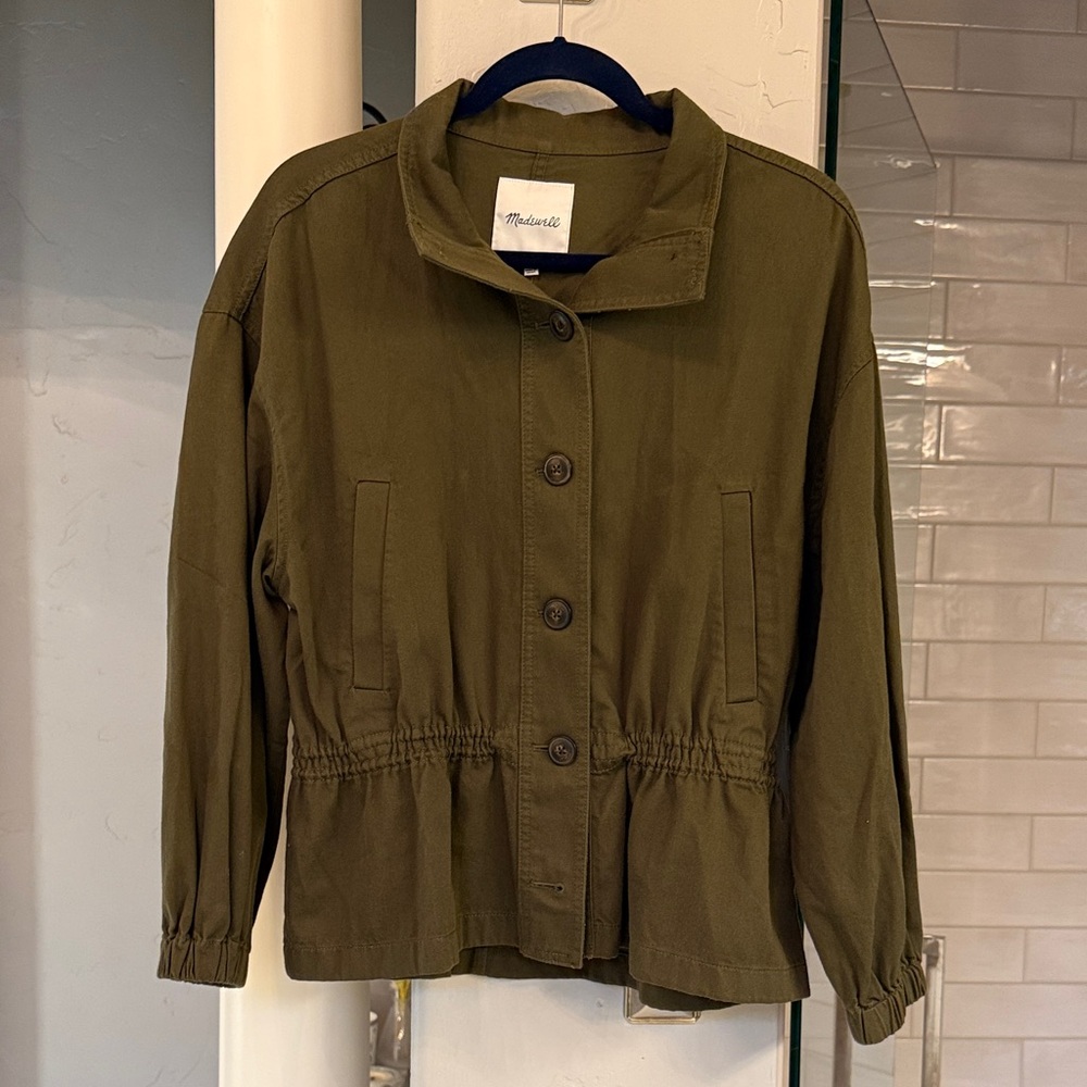 Madewell Olive Green Utility Jacket